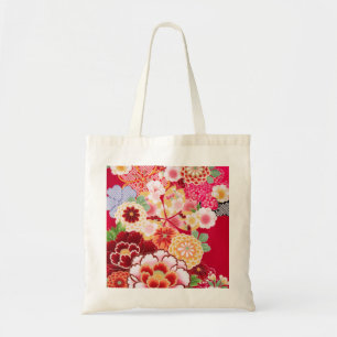 Tote Bag Falln Red Floral Burn