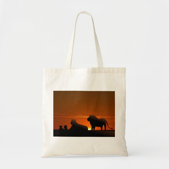 Tote Bag famille des lions (Devant)