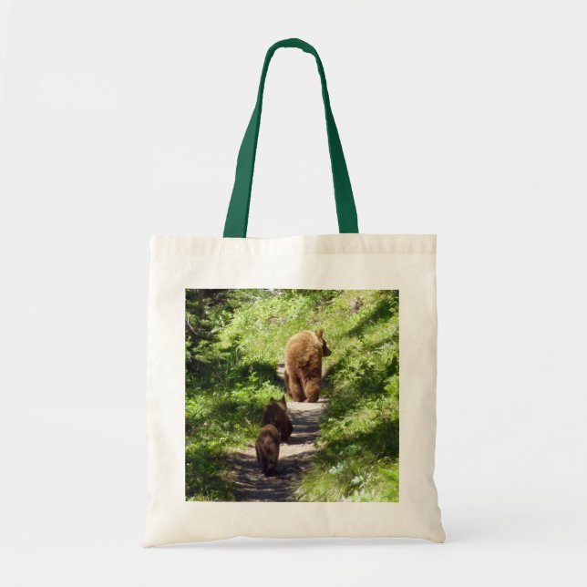Tote Bag Famille d'ours Brown (Devant)