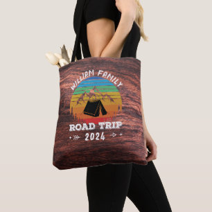 Tote Bag Famille Personnalisée Camping Aventure Road Trip