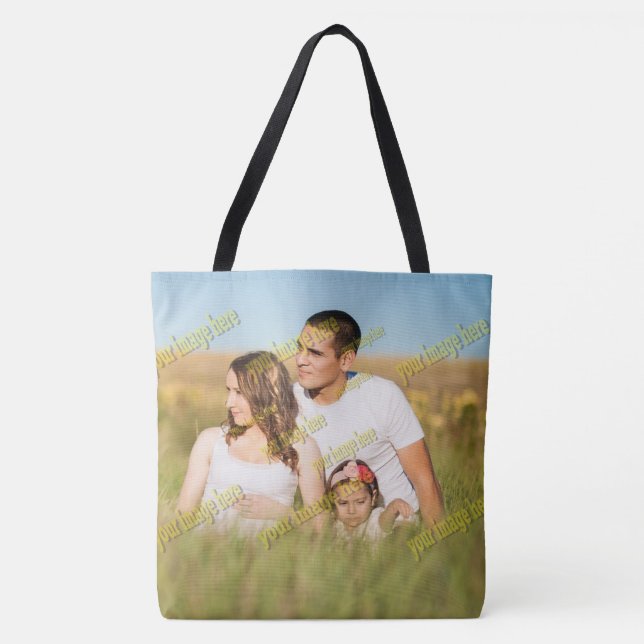 Tote Bag FAMILLE Photo ✨ Lovely Custom (Devant)