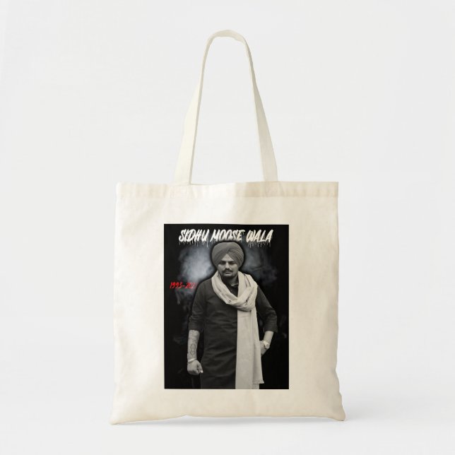 Tote Bag Fan de Sidhu Punjabi Cinema Moose (Devant)