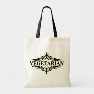 Tote Bag Fancy in Black - Végétarien