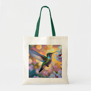 Tote Bag Fantaisie de Fleurs de Cerisier Lever de Soleil Co