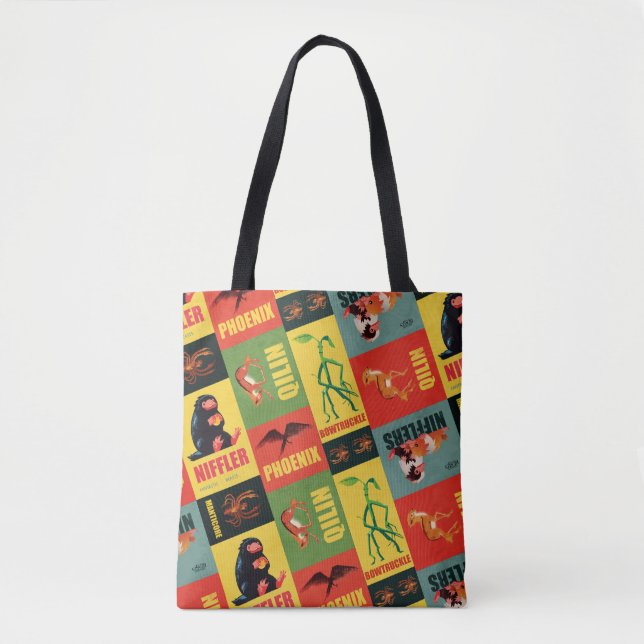 Tote Bag Fantastic Beasts Motif Vintage (Devant)