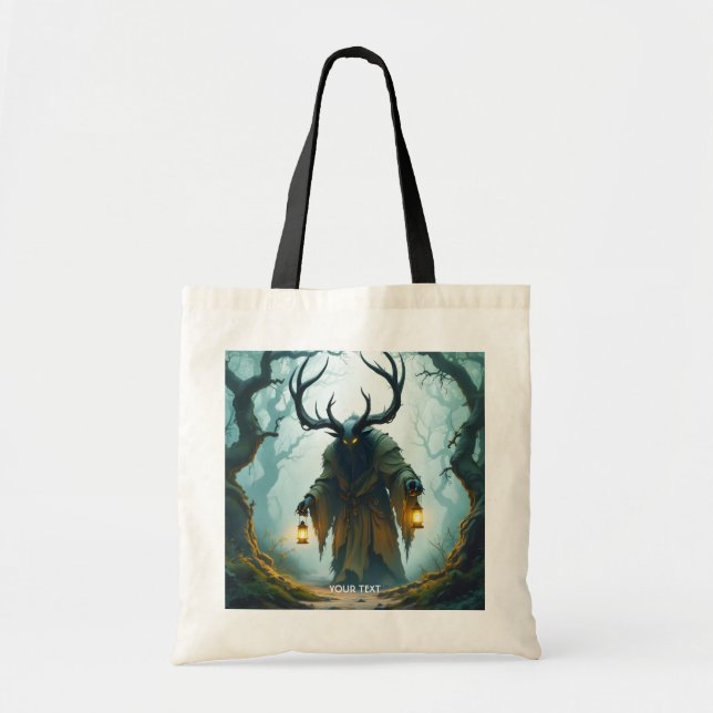 Tote Bag Fantastique Mignon Colossal Behemoth Sombre (Devant)