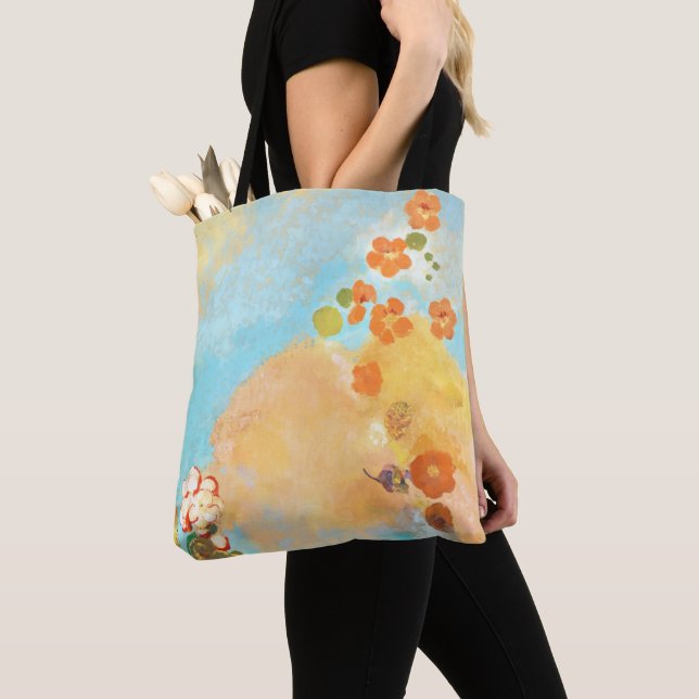 Tote Bag Fantastique Poppies orange des champs californiens (De près)