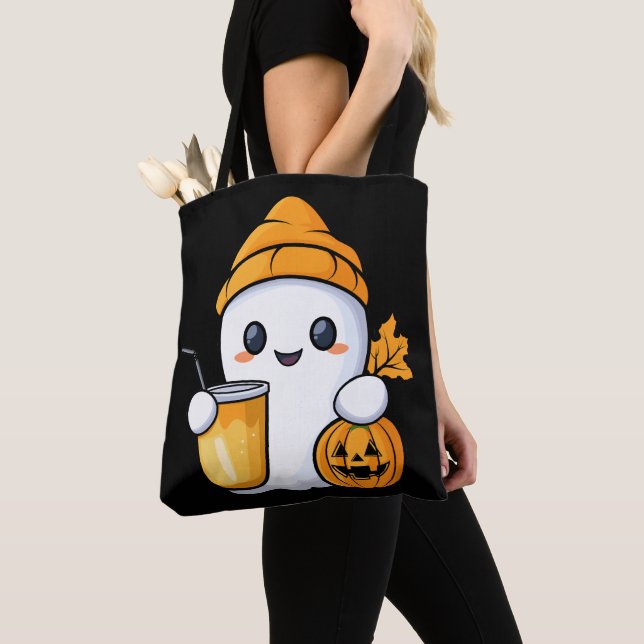 Tote Bag Fantôme de refroidissement Café chaud Chaud Chaud  (De près)