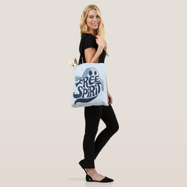 Tote Bag Fantôme Esprit Libre (Sur le modèle)