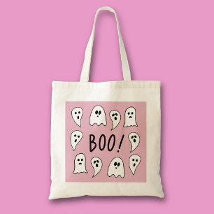 Tote Bag Fantômes d'Halloween Trick or Treat