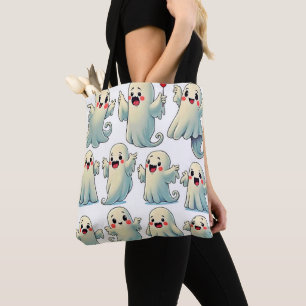 Tote Bag Fantômes Mignons Effrayants : Amusant à faire peur