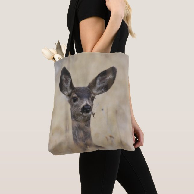 Tote Bag Faon de cerfs communs de mule (De près)