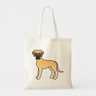 Tote Bag Faon Dessin Animé Grand Danois Chien Dessin