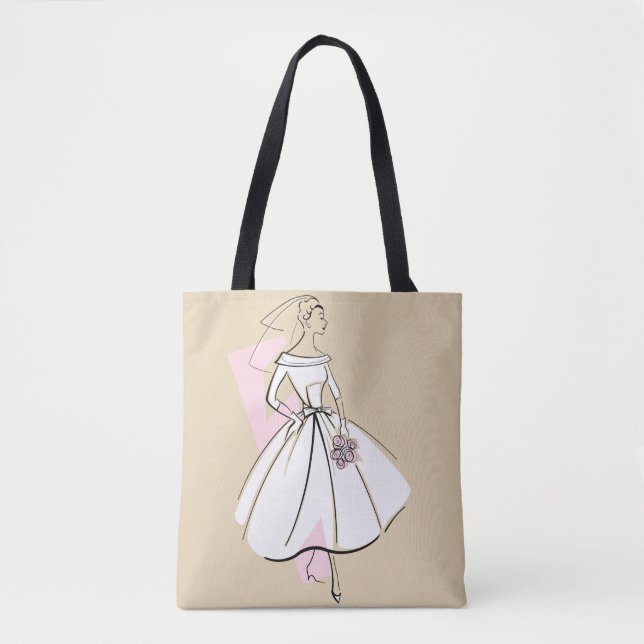 Tote Bag Fashion Bride Neutral rose retour (Devant)