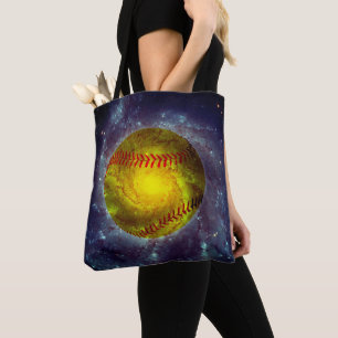 Tote Bag Fastpitch Softball Outerspace Galaxy Sports unique