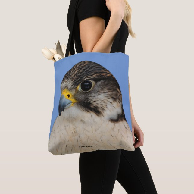 Tote Bag Faucon hybride Gyr-Saker (De près)