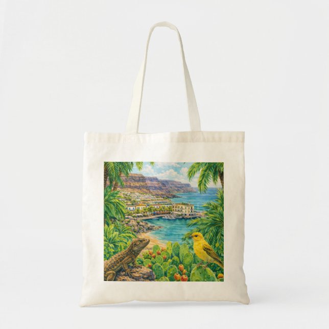 Tote Bag Faune de la côte tropicale de Grande Canarie (Devant)