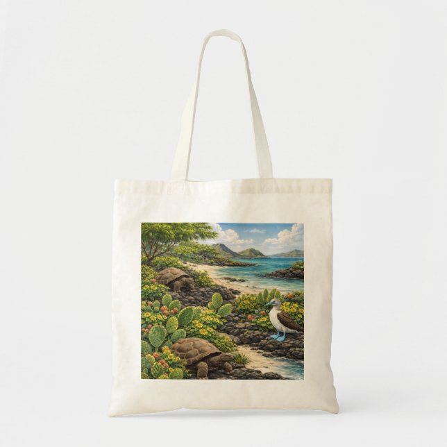 Tote Bag Faune des îles Galapagos Plage (Devant)