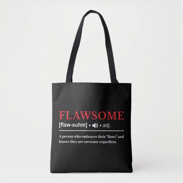 Tote Bag Faux - Définition personnalisable (Devant)