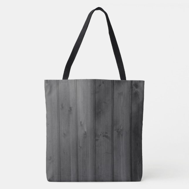 Tote Bag Faux gris foncé (Devant)