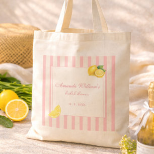 Tote Bag Faveur de Pastel de Réception de Mariage aux Rayur