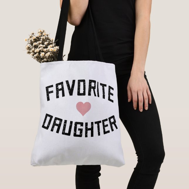 Tote Bag Favorite Fille Famille Réunion Dons Drôle (De près)