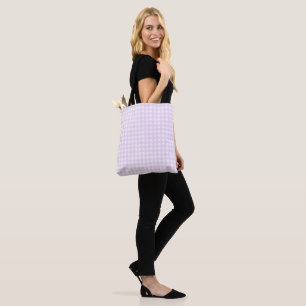 Tote Bag Faye En vichy Pastel Purple