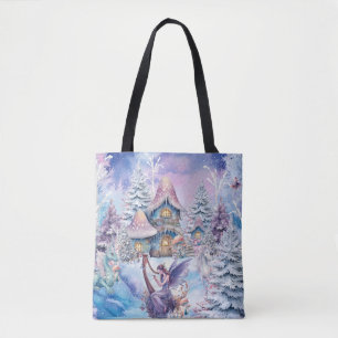 Tote Bag Fée de Noël magique et fantaisiste
