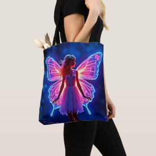 Tote Bag Fée de papillon mystique éclatante