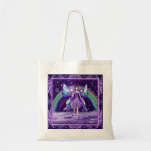 Tote Bag Fée de pluie violette