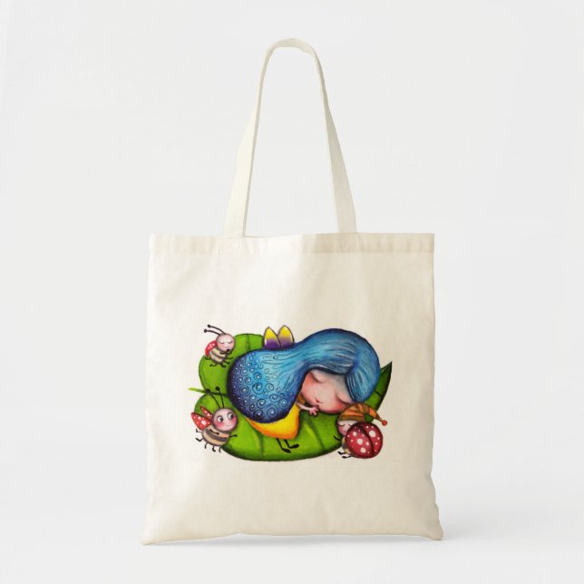 Tote Bag Fée et coccinelles (Devant)