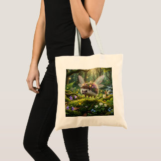 Tote Bag Fée Hérisson Fantaisie Fantastique