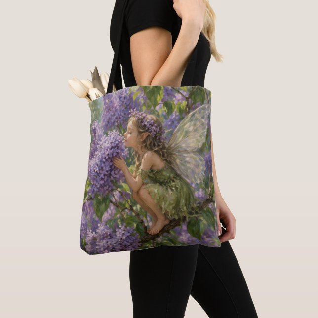 Tote Bag Fée Lilas (De près)