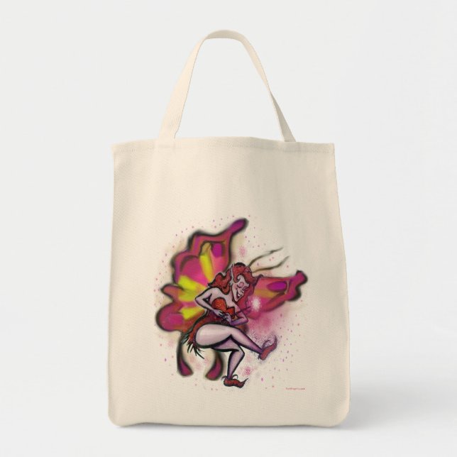 Tote Bag Fée rose (Devant)