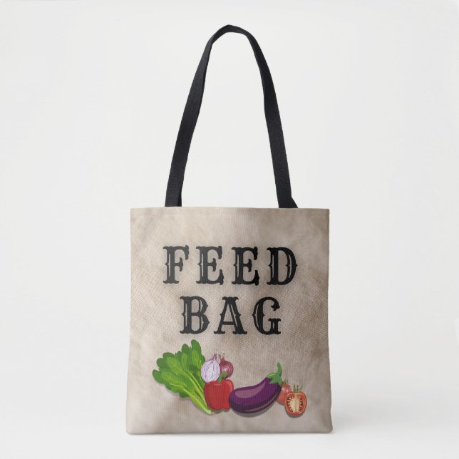 Tote Bag "FEED BAG" - Tout usage et utilisation quotidienne (Devant)