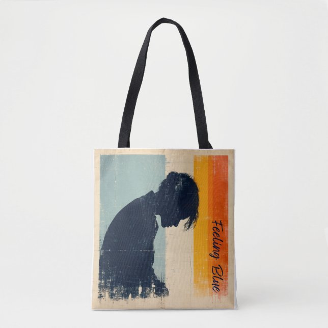 Tote Bag Feeling Blue - Limited Edition (3) (Devant)