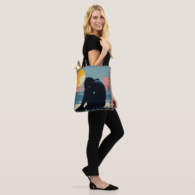 Tote Bag Feeling Blue - Limited Edition (4) (Sur le modèle)