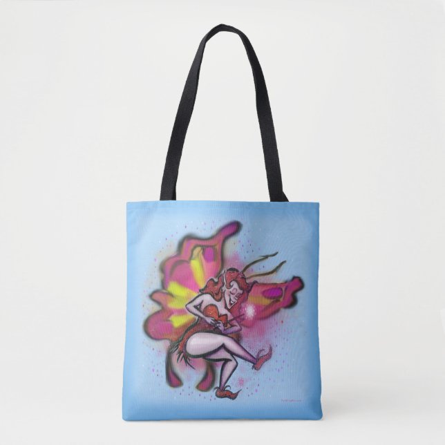 Tote Bag Féerie rose (Devant)