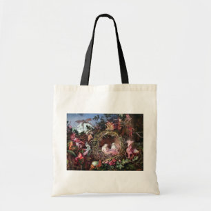 Tote Bag Fées dans un nid d'oiseaux, John Anster Fitzgerald