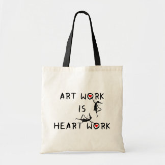 Tote Bag Fées d'art : L'oeuvre d'art est travail de coeur