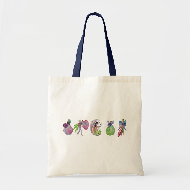 Tote Bag Fées et bulles (Devant)