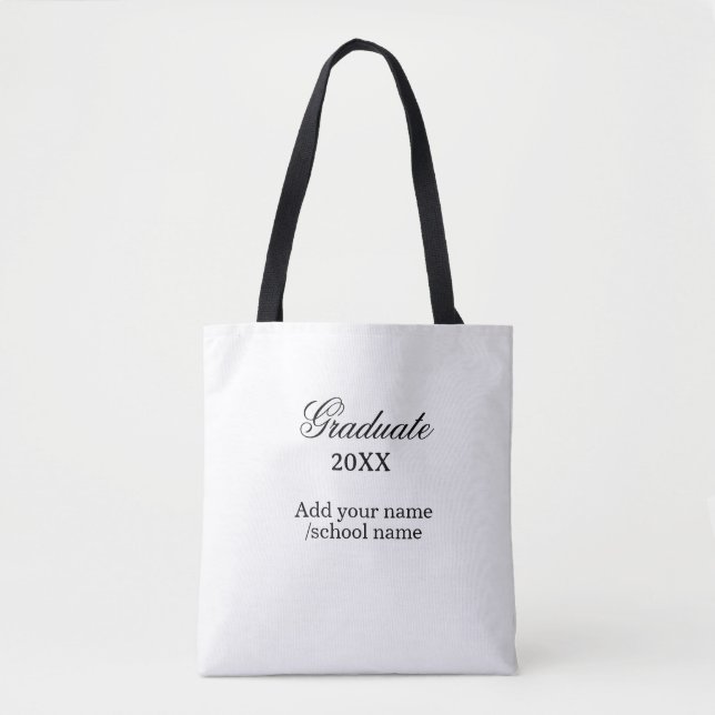 Tote Bag Félicitations simples pour la remise des diplômes, (Devant)