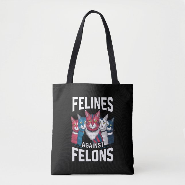 Tote Bag Félins contre les criminels  (Devant)