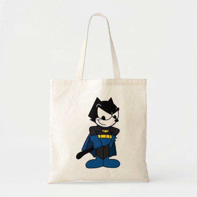 Tote Bag Felix the Hero — Joli dessin animé Superhero Desig (Devant)