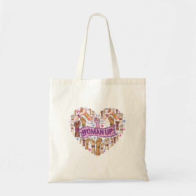 Tote Bag Féminisme Feministe Forte autonomisation des femme (Devant)