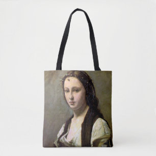 Tote Bag Femme à la perle, Camille Corot, 1868-1870