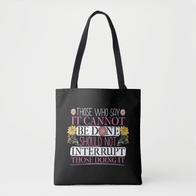 Tote Bag Femme à la tête (Devant)