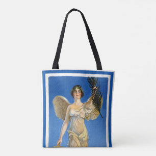 Tote Bag Femme ange patriotique vintage, achetez des bons d