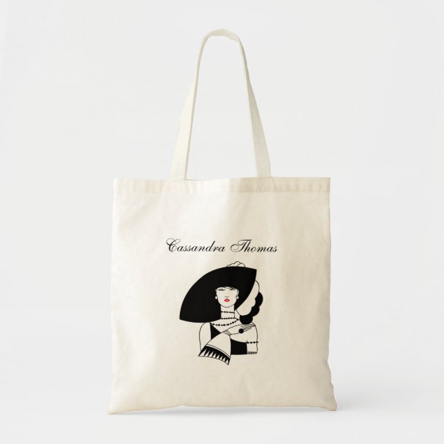 Tote Bag Femme Art Déco En Gros Gants Casquettes RL (Devant)