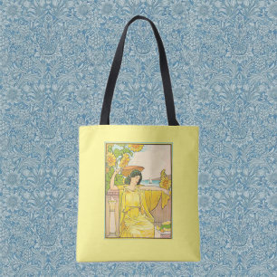 Tote Bag Femme Art Nouveau avec des tournesols